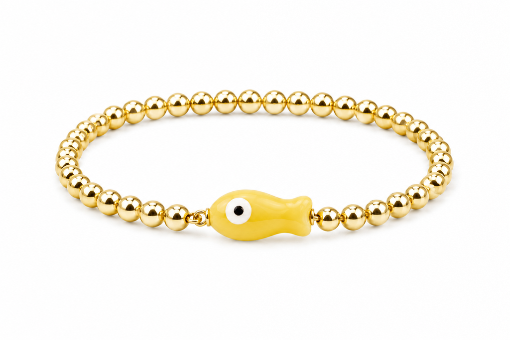 Lucky Fish Beaded Bracelet