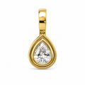 Celeste Double Pear Charm