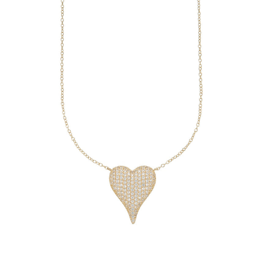 The Amore Pavé Heart Necklace