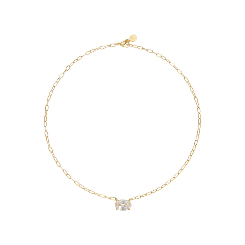 The Horizon Oval pendant