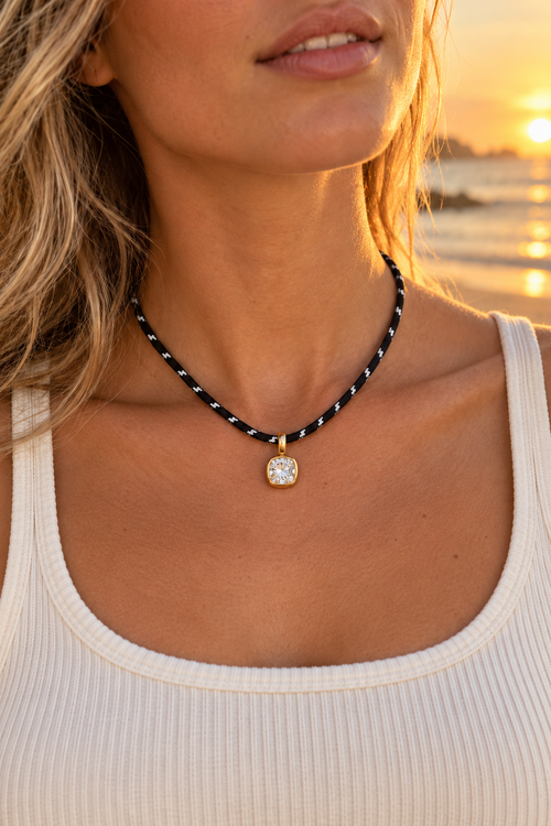 Charm Cord Necklace