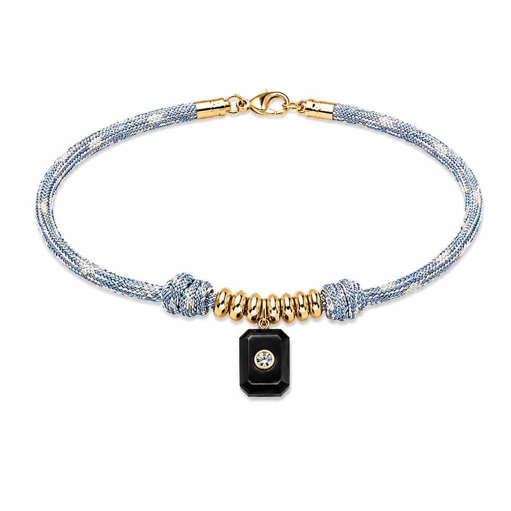 Sea Glass Drift Charm Anklet