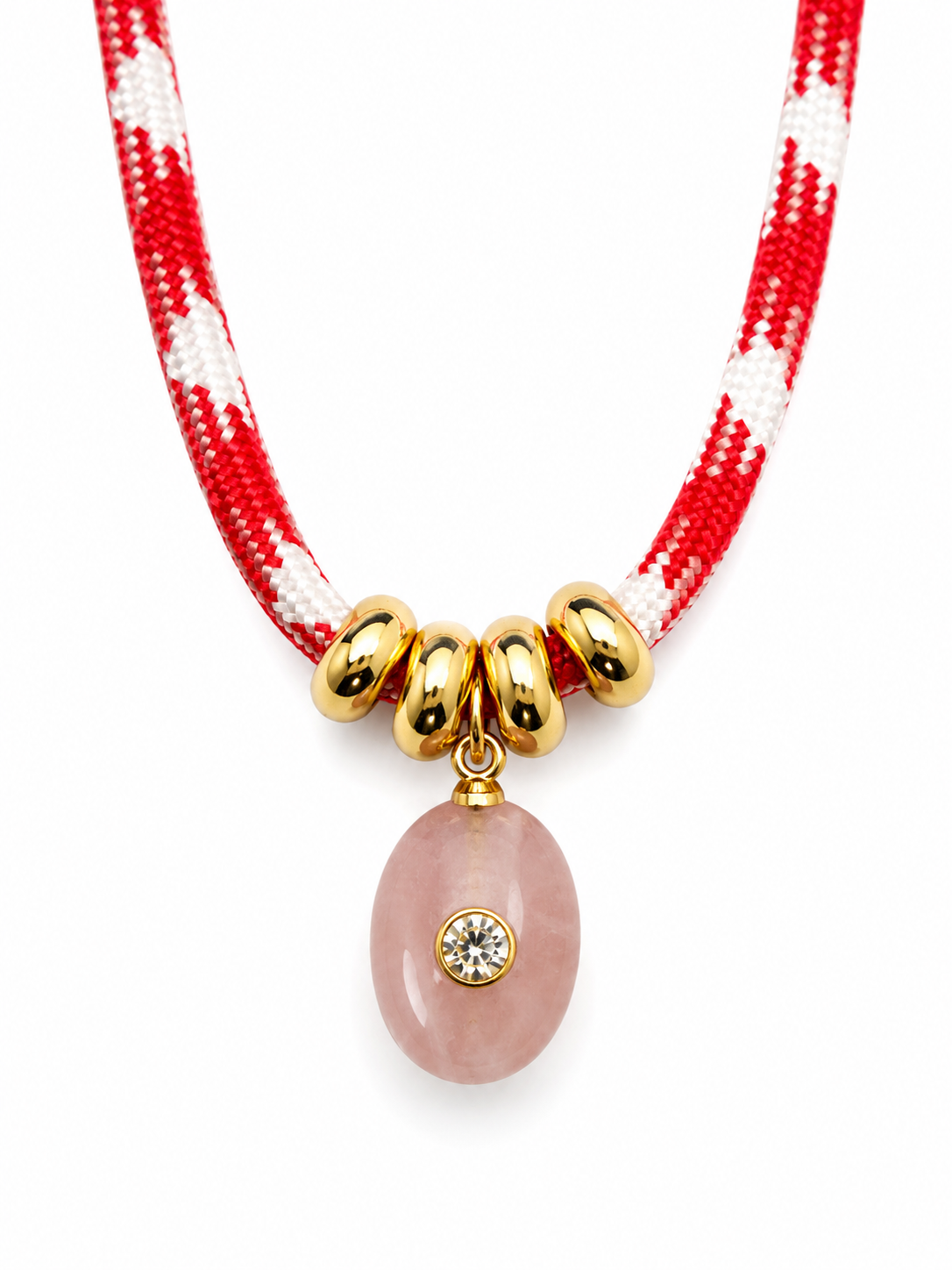 Rose Cord Necklace
