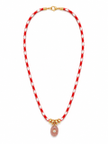 Rose Cord Necklace